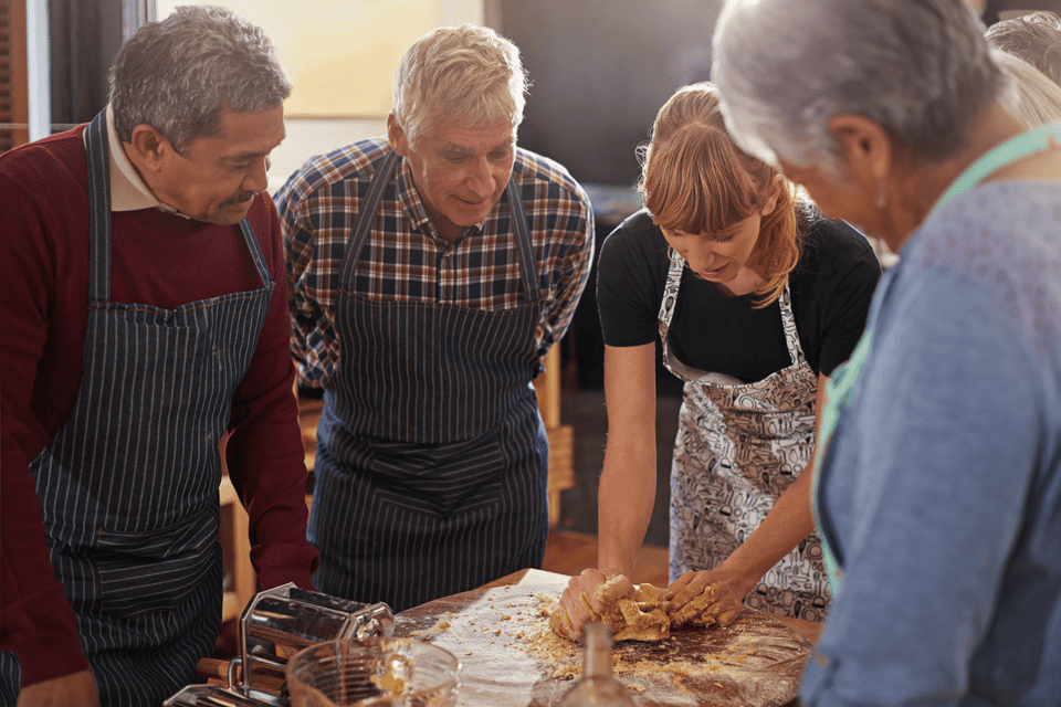 Showing them how to make meals in minutes