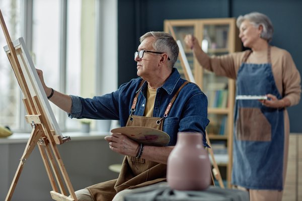 active-seniors-senior-artists-painting-class-studio